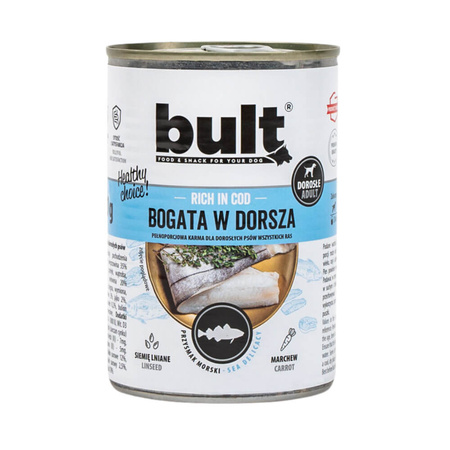 BULT Bogata W Dorsza - mokra karma dla psa - puszka 400g