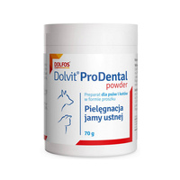 DOLFOS ProDental Powder - pielęgnacja jamy ustnej u psa i kota 70g