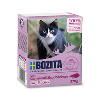 BOZITA Cat z krewetkami w sosie - mokra karma dla kota - kartonik 370g