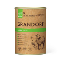 GRANDORF Adult Lamb & Turkey - mokra karma dla psa - puszka 400g