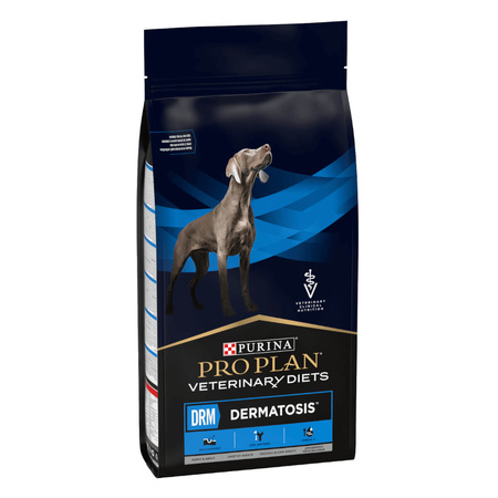 PURINA Pro Plan Veterinary Diets Canine DRM Dermatosis - sucha karma dla psa z problemami skórnymi 12kg