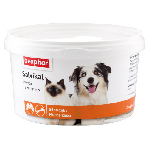 Beaphar Salvikal 250 g - preparat mineralno - witaminowy z drożdżami dla psów i kotów 250 g Dostawa GRATIS od 159 zł + super okazje