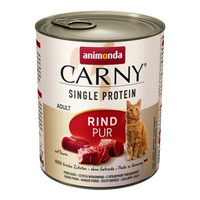 ANIMONDA Carny Adult Single Protein Czysta Wołowina - mokra karma dla kota - puszka 800g