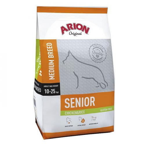Arion Original Chicken & Rice Medium Senior Karma Dla Starszych Psów Średnich Ras 12 kg