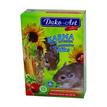 DAKO-ART  Mika - pełnoporcjowa karma dla myszy i szczura 500g