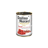 DOLINA NOTECI Premium Pure - mokra karma dla psa z wołowiną i ryżem - puszka 400g