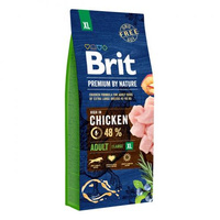 BRIT Premium By Nature Adult XL - sucha karma dla psa 15kg