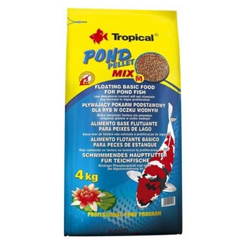 TROPICAL Pond Pellet Mix M - podstawowy pokarm dla ryb w oczku wodnym 4kg