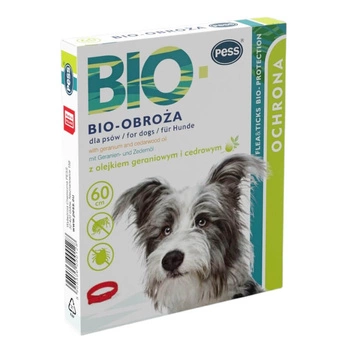 PESS BIO-Obroża Z Olejkiem Geraniowym Dla Psa 60cm