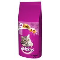 WHISKAS Z Jagnięciną - sucha karma dla kota 14kg