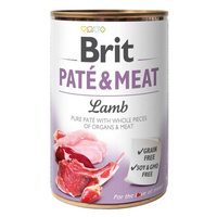 BRIT Pate&Meat Lamb - mokra karma dla psa - puszka 400g