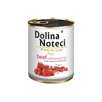 DOLINA NOTECI Premium Pure - mokra karma dla psa z wołowiną i ryżem - puszka 800g