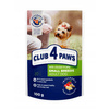 CLUB 4 PAWS Kurczak w galaretce - mokra karma dla psa dla małych ras - saszetka 100g - 24szt