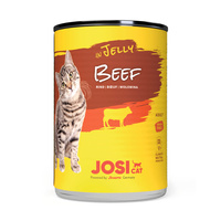 JOSERA JosiCat wołowina w galaretce - mokra karma dla kota - puszka 415g