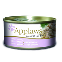 APPLAWS Kitten - mokra karma dla kota - sardynki w galarecie - puszka 70g