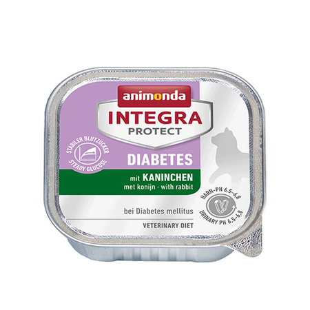 ANIMONDA INTEGRA Diabetes Królik - mokra karma dla kota - miseczka 100g