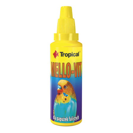 TROPICAL Mello-Vit - mikroelementy dla papużek falistych 30ml