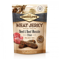 CARNILOVE Jerky Beef & Beef Muscle Fillet - przysmak dla psa 100g