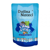 DOLINA NOTECI Superfood Cat Z Jagnięciną I Cielęciną - mokra karma dla kota - saszetka 85g