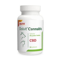 DOLFOS Dolvit Cannabis - preparat uzupełniający dla witaminy psa i kota 90tabl.