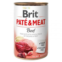 BRIT Pate&Meat Beef - mokra karma dla psa - puszka 400g