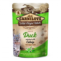 CARNILOVE Duck & Catnip - mokra karma dla kota - saszetka 85g