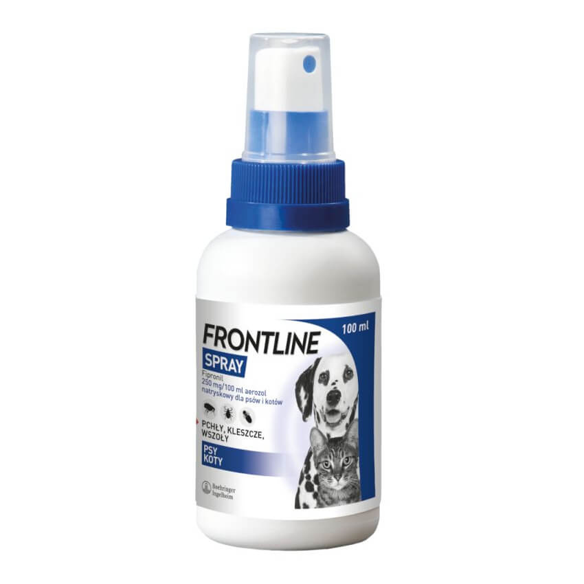 FRONTLINE - spray na pchły i kleszcze dla psa i kota 100ml