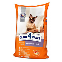 CLUB 4 PAWS Indoor 4in1 - sucha karma dla kota 14kg