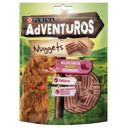 PURINA Adventuros Nuggets - przysmak o smaku dzika dla psa 90g