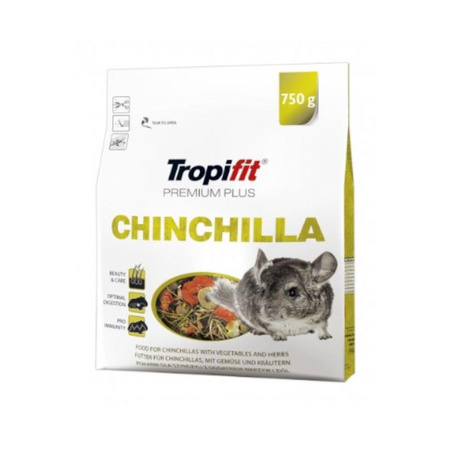 TROPIFIT Chinchilla Premium Plus - pokarm dla szynszyli 750g