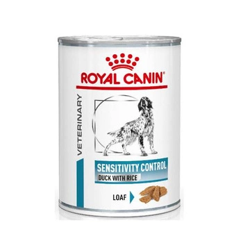 ROYAL CANIN Veterinary Diet Sensitivity Control Duck & Rice - mokra karma dla psa - puszka 410g