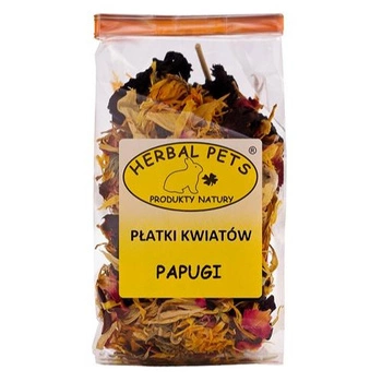 HERBAL PETS Płatki Kwiatów Dla Papug 30g