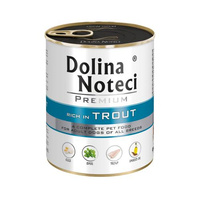 DOLINA NOTECI Premium  - mokra karma dla psa z pstrągiem - puszka 800g