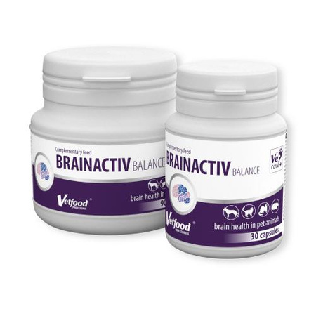 VETFOOD Brainactive Balance - preparat na układ nerwowy dla psa i kota 30 kapsułek