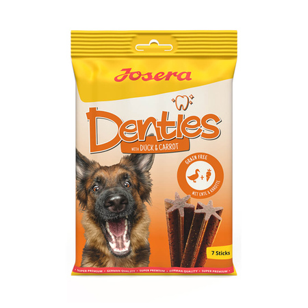 JOSERA Denties Duck & Carrot - przysmak dentystyczny dla psa 180g