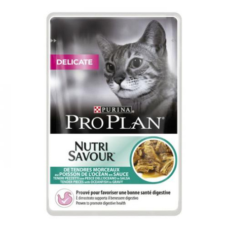 PURINA Pro Plan Nutri Savour Delicate Ryba Oceaniczna mokra karma kota 85g