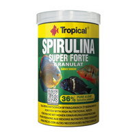 TROPICAL Super Spirulina Forte granulat - pokarm dla ryb roślinożernych z wysoką zawartością spiruliny 100ml