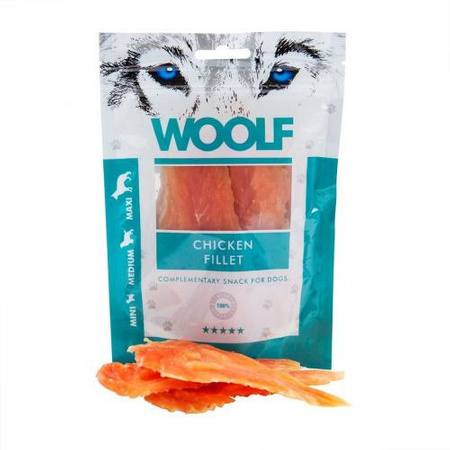 WOOLF Snack Chicken Fillet - przysmak dla psa 100g