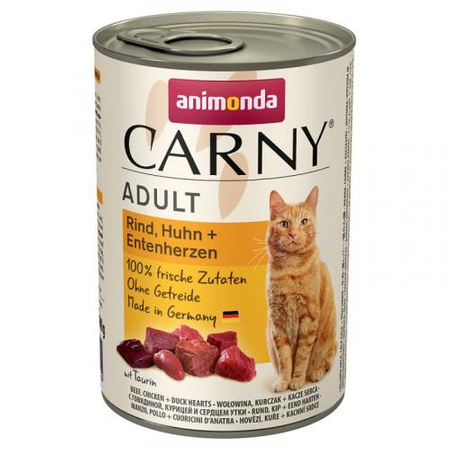 ANIMONDA Carny Indyk Z Wątróbką - mokra karma dla kota - puszka 400g