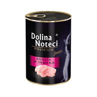 DOLINA NOTECI Premium Junior - mokra karma dla kota z indykiem - puszka 400g