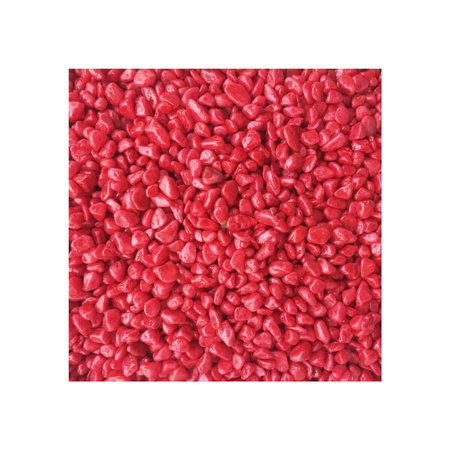 ZOOLOGIA ADAMUS Dekoracyjny żwirek akwarystyczny mix czerwony 450g