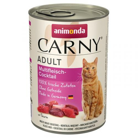 ANIMONDA Carny - mokra karma dla kota - kurczak indyk z królikiem - puszka 400g