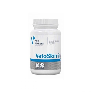 VETEXPERT VetoSkin - preparat dla psa i kota z zaburzeniami dermatologicznymi 90 kapsułek