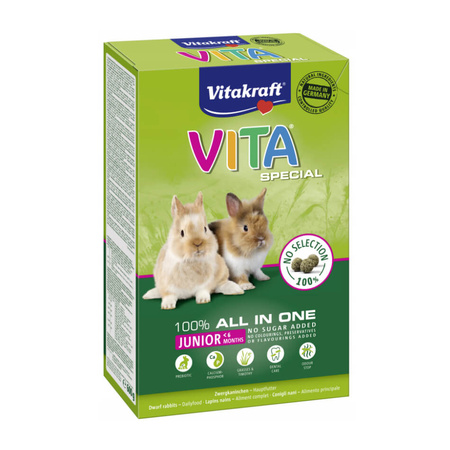 VITAKRAFT Vita Special Junior - karma dla królika 600g