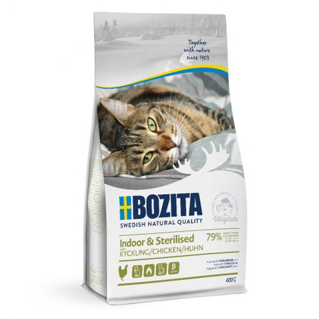 BOZITA Indoor & Sterilised Chicken - sucha karma dla kota 10kg