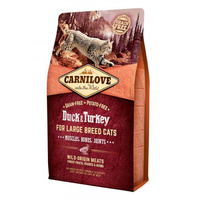 CARNILOVE Cat Duck & Turkey Duże Rasy - sucha karma dla kota 2kg