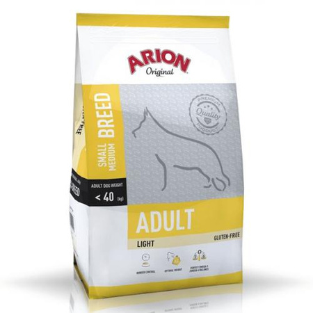 ARION Original Adult Small & Medium Light - sucha karma dla psa 12kg