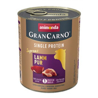 ANIMONDA GranCarno Single Protein Czysta Jagnięcina - mokra karma dla psa 800g