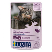 BOZITA Cat Indyk W Sosie - mokra karma dla kota - saszetka 85g