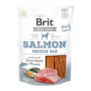 BRIT Jerky Salmon Protein Bar - przysmak dla psa 80g